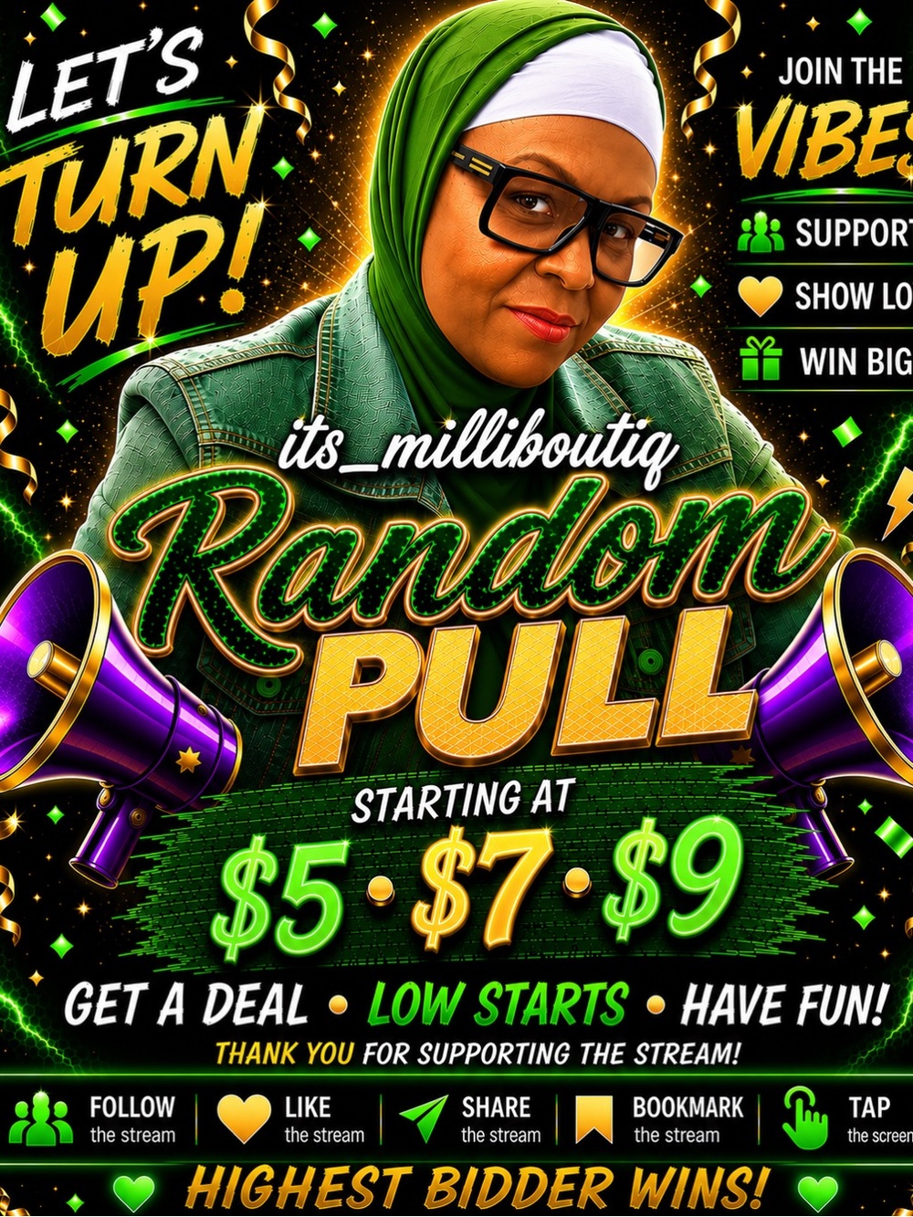 HURRY 🏃🏾‍♀️‍➡️ I'M GOING LIVE 💃🏾 LIKE 💚 THIS LISTING TO BE NOTIFIED 🛎️